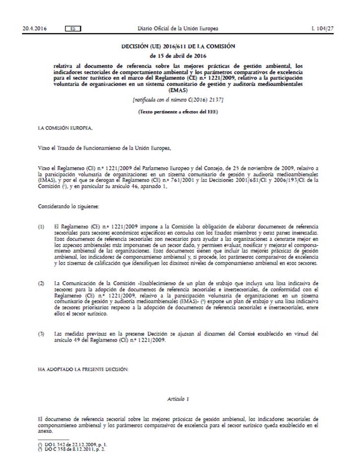 Decisi&oacute; 2016/611