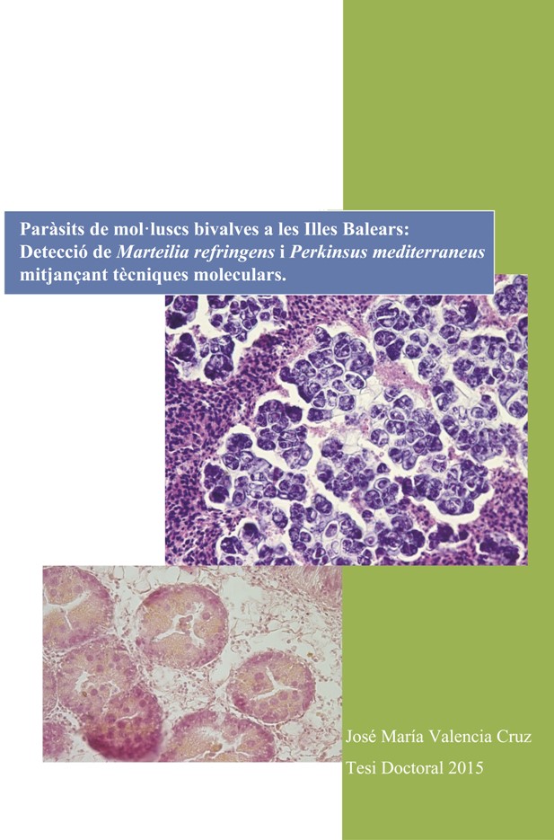 Par&agrave;sits de mol&middot;luscs bivalves a les Illes Balears: detecci&oacute; de Marteilia refringens i Parkinsus mediterraneus mitjan&ccedil;ant t&egrave;cniques moleculars.
