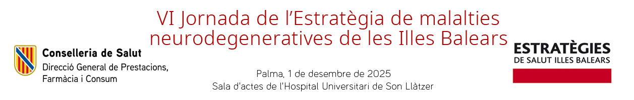 Baner VI Jornada Estrat&egrave;gia Malalties Neurodegeneratives