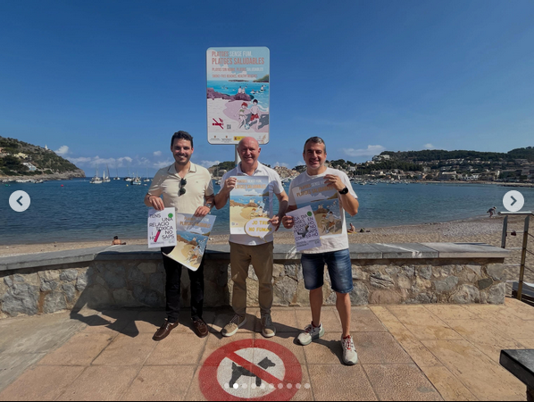 Imatge notícia 🚭🌊 Arrenca la campanya #PlatgesSenseFum a Sóller! Avui hem donat el tret de sortida a la campanya Platges Sense Fum, que enguany s’estén a tot el litoral del municipi.