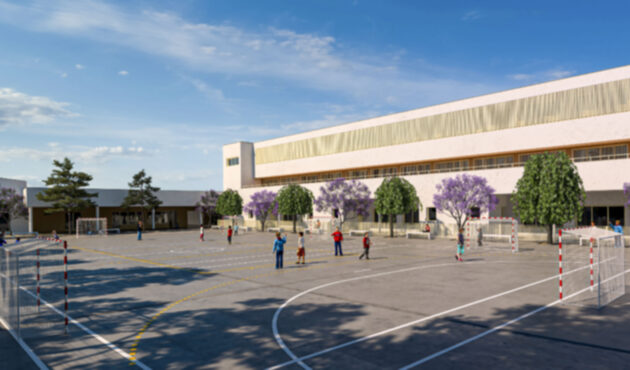 Render del futur CEIP Can Picafort