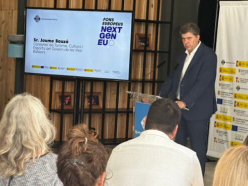El coneller bauzà a Inca en la presentació de projectes finançats amb Fons Next Generation