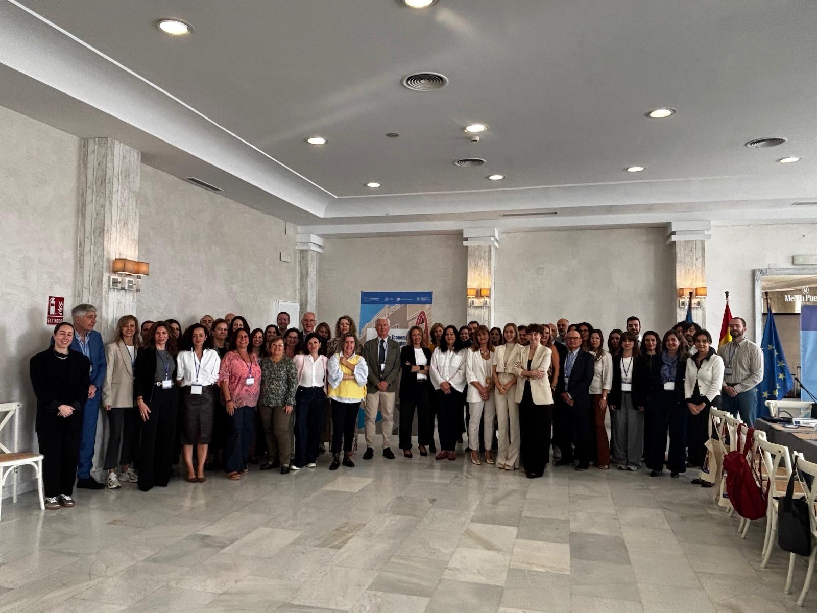 Participants del Fòrum d’Economia i Política Regional celebrat a Melilla