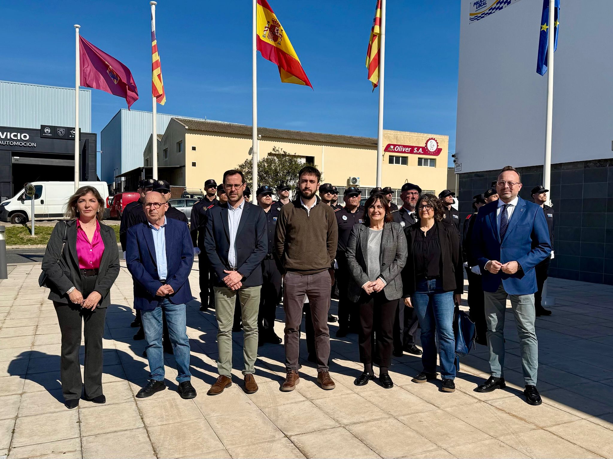 Inauguració avui a Ciutadella de la 47a promoció del curs bàsic de capacitació de policia local a Menorca, amb la consellerra Estarellas