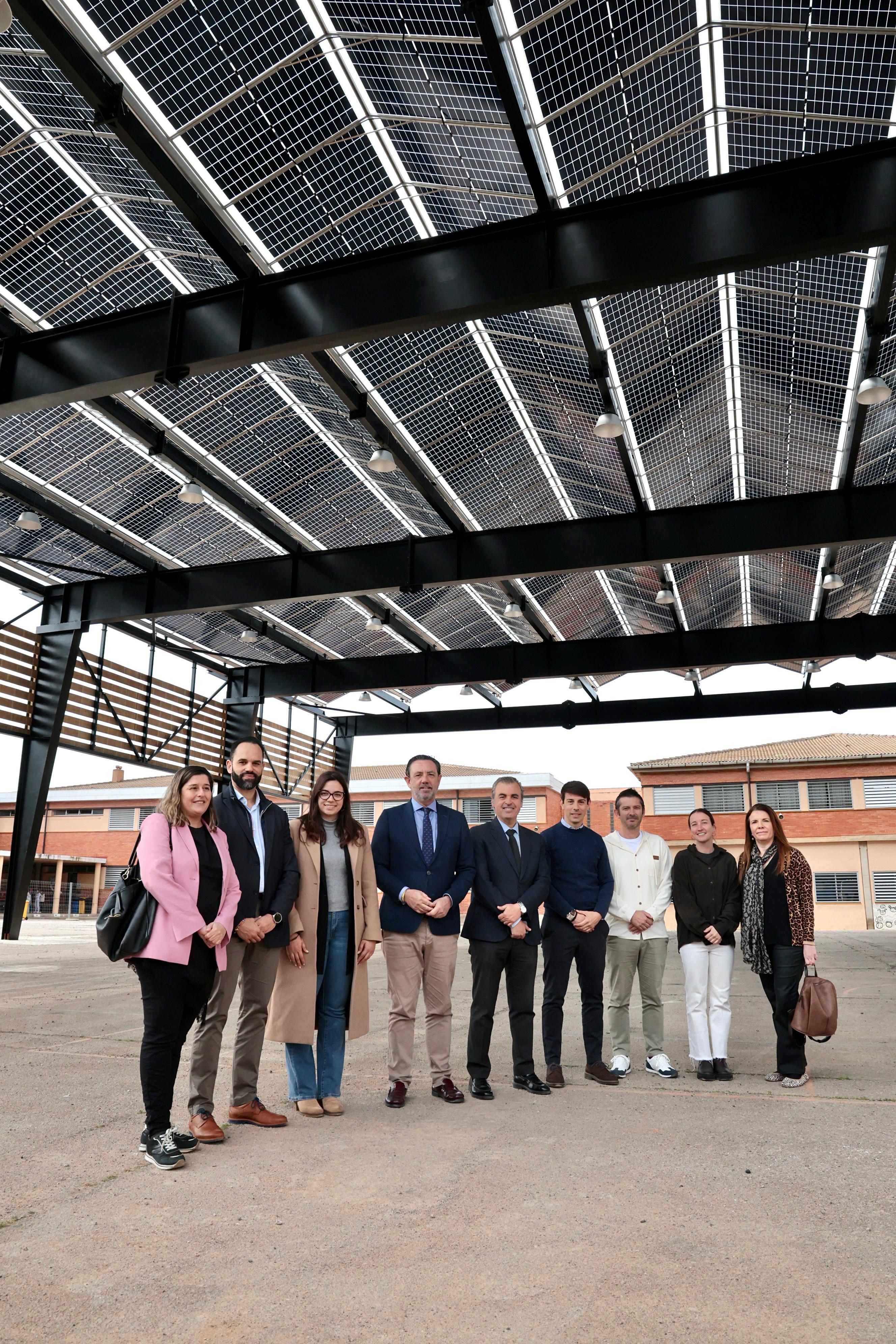 Presentació del primer refugi climàtic escolar amb energia solar a les Illes Balears