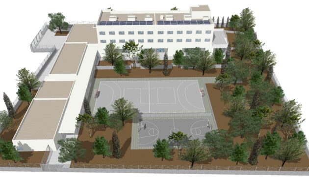 Render del futur CEIP Nou de sa Pobla