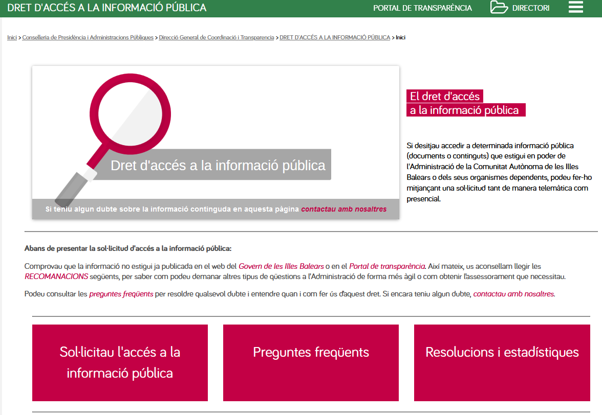 dret accés