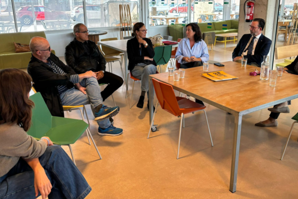 El conseller d’Empresa, Ocupació i Energia visita la Fundació per conèixer el model de Formació Dual Adaptada que dona oportunitats de formació i ocupació a persones amb discapacitat intel·lectual i del desenvolupament