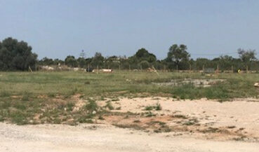 Solar donde se construirá el Centro de Salud Campos