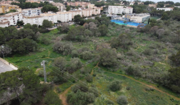 Imatge del solar on s'ubicarà el nou IES.