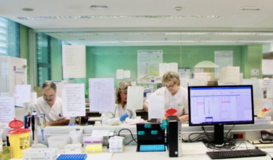 Laboratori d'un hospital públic