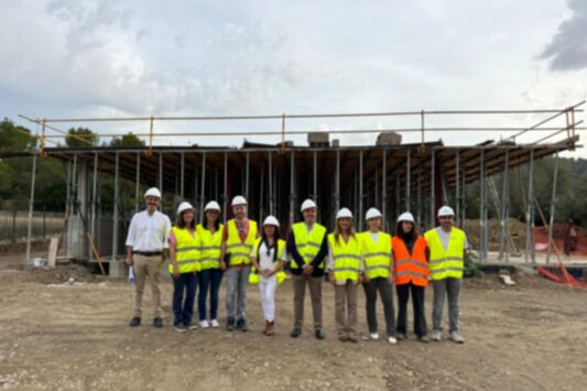 El conseller Antoni Vera visita els centres educatius d’Andratx on s’executen obres de millora a Els Molins i Es Vinyet