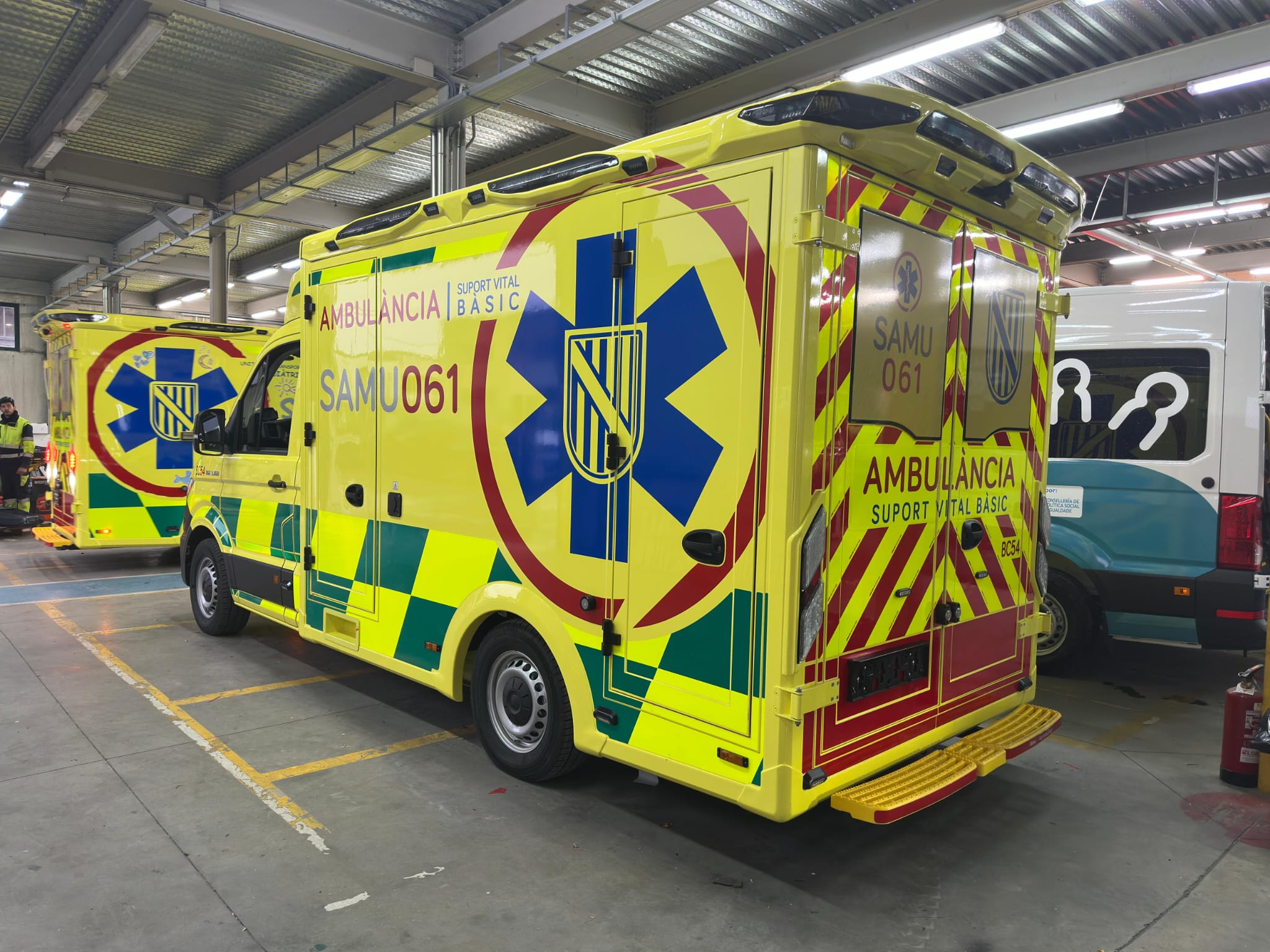 Flota d'ambulàncies de transport urgent i programat