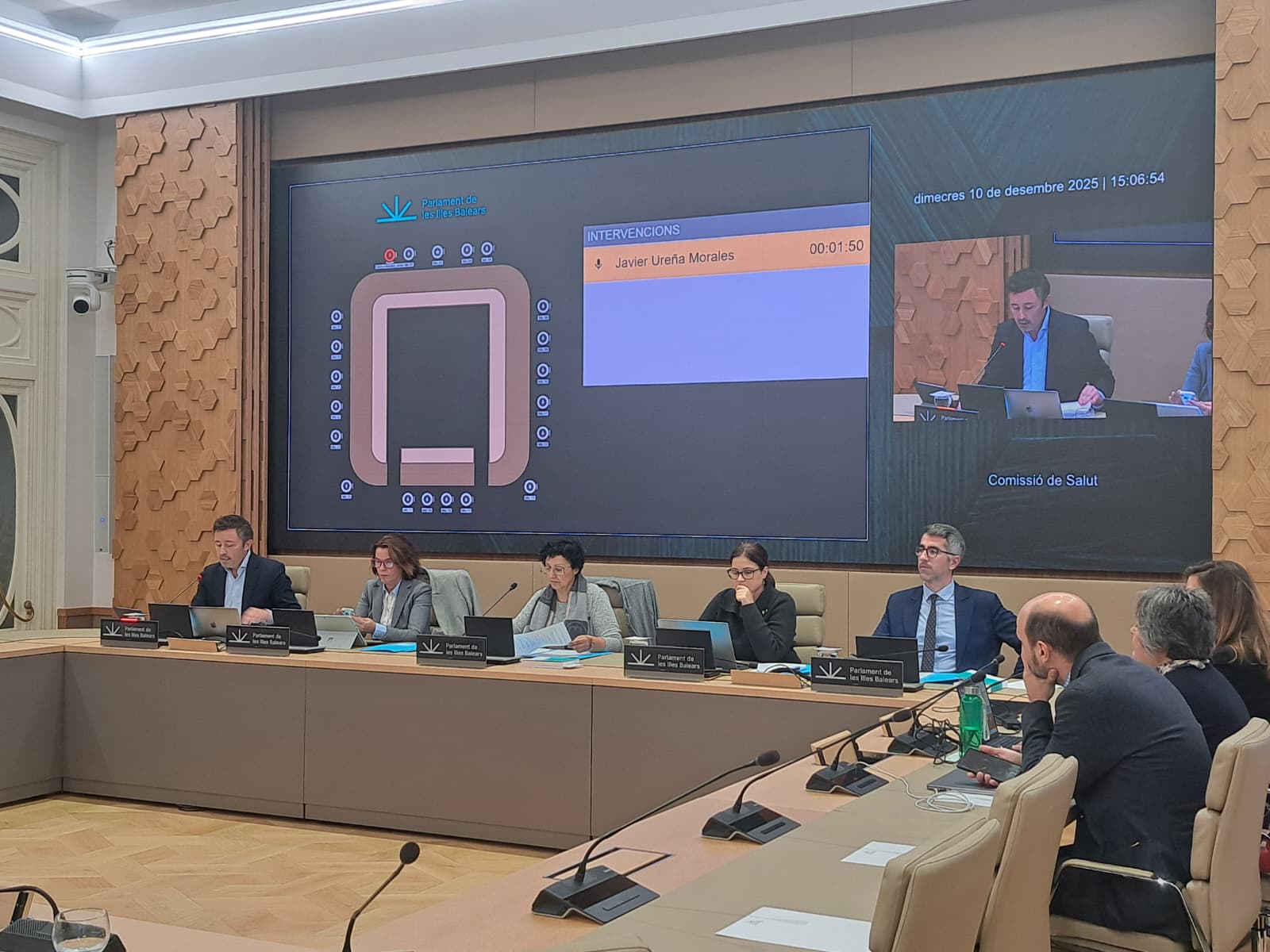 Intervenció de Javier Ureña al Parlament