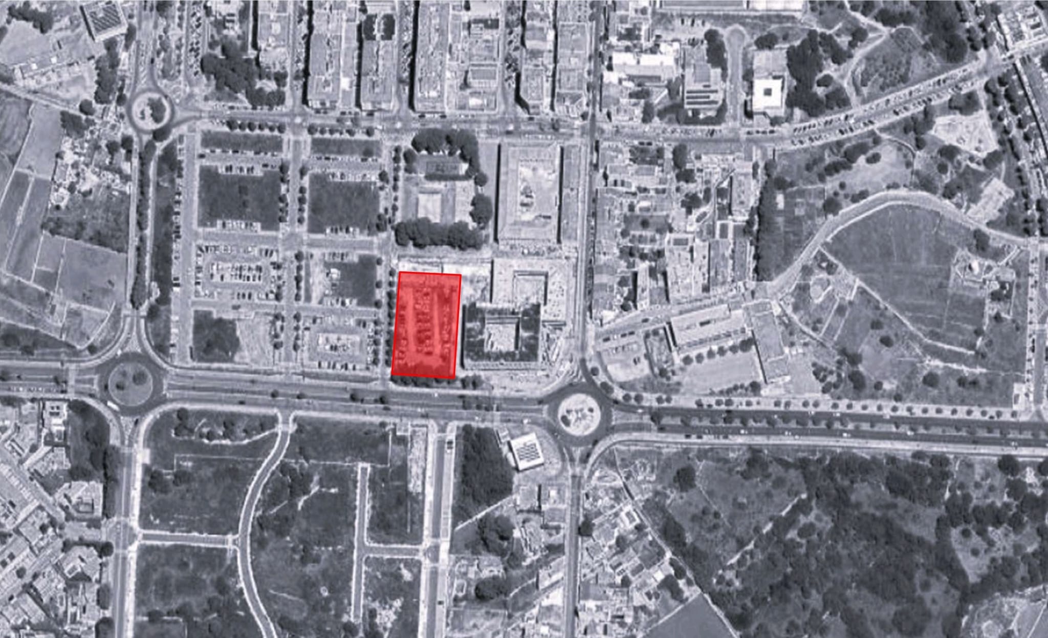  Imatge aèria de la parcel·la on s'ubicarà la nova promoció