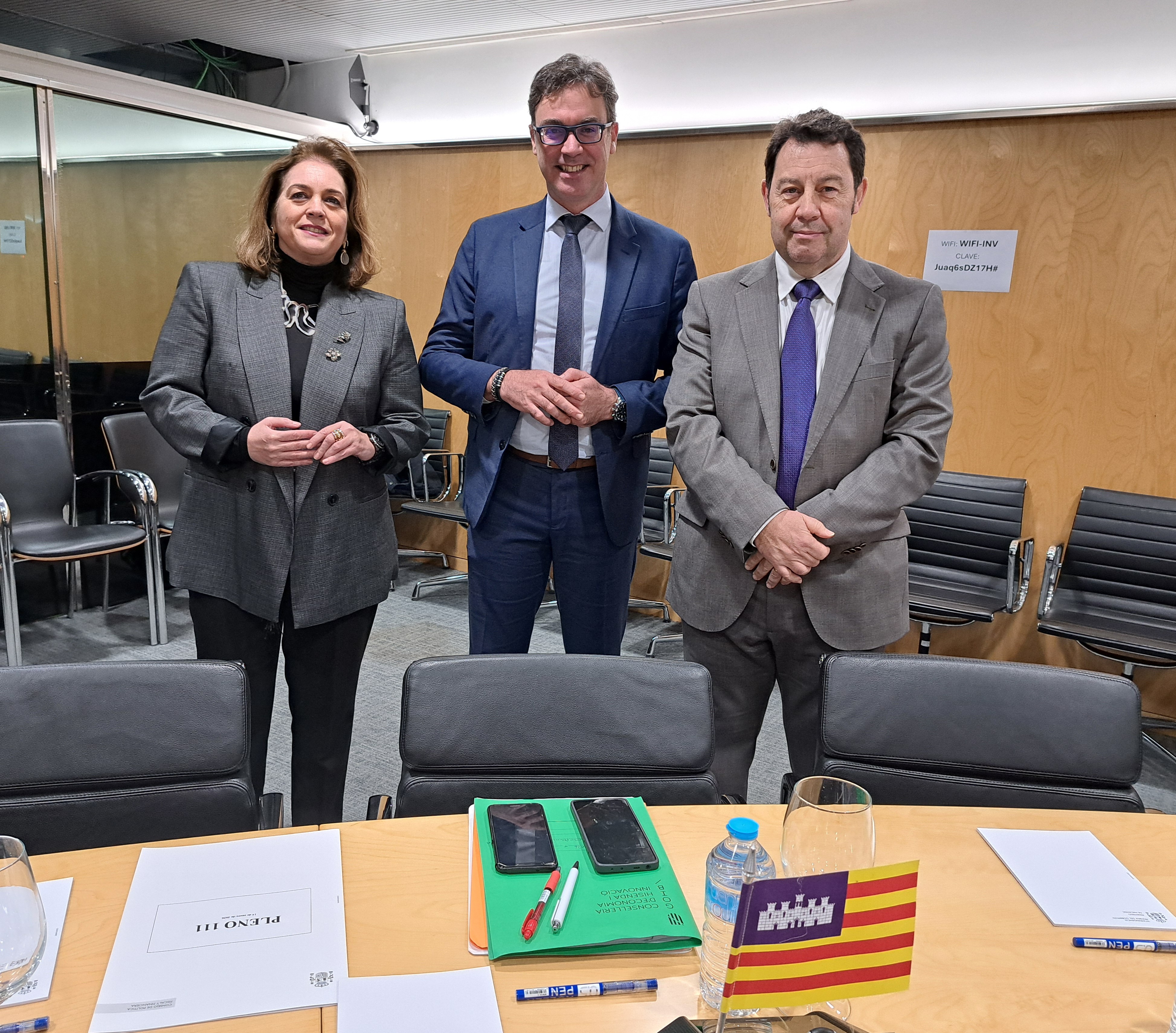 Antoni Costa,  a la reunió del Consell de Política Fiscal i Financera.