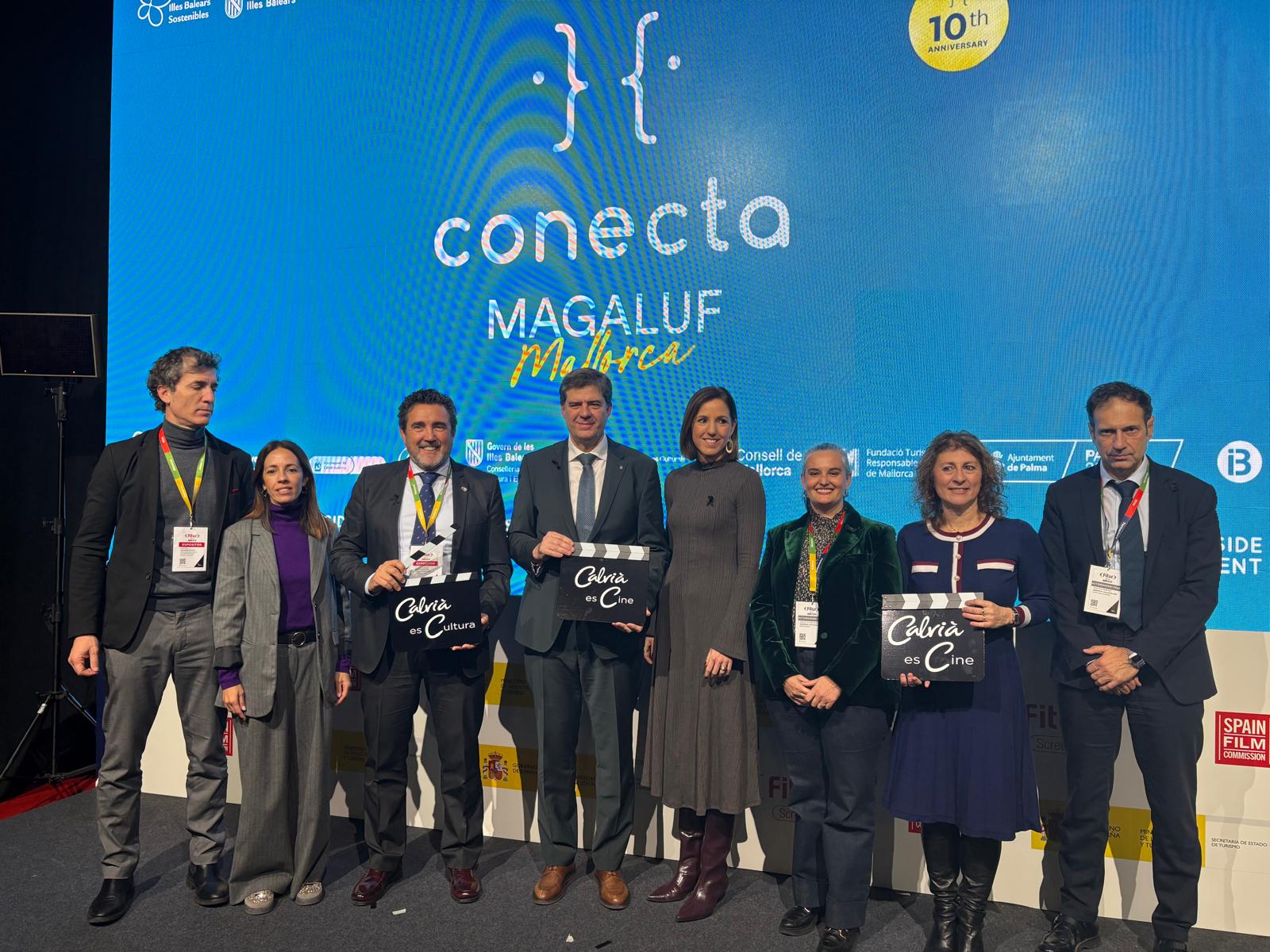 Les autoritats de Balears a a FITUR Screen.