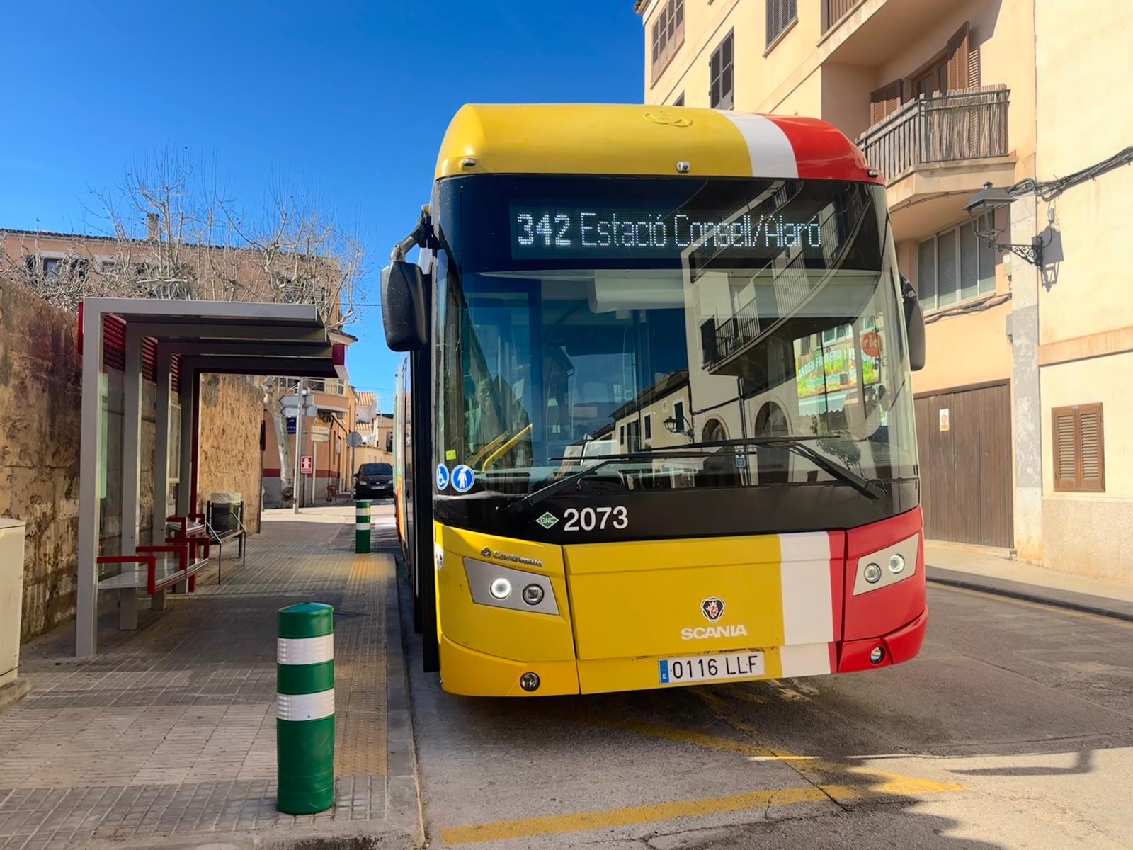 Un autobús de la línia 342.