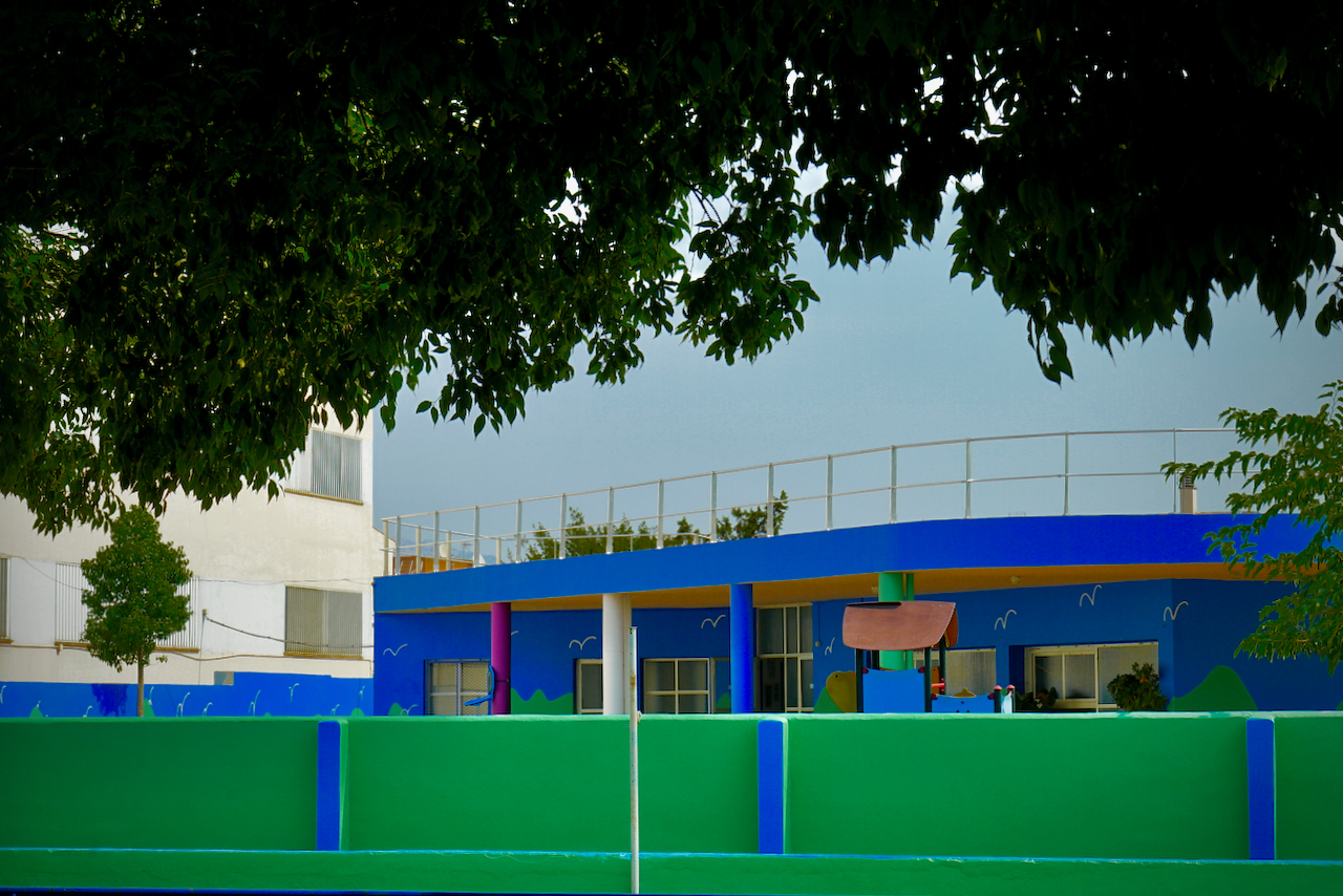 Façana d'un centre d'educació infantil de la Comunitat Autònoma de les Illes Balears. 