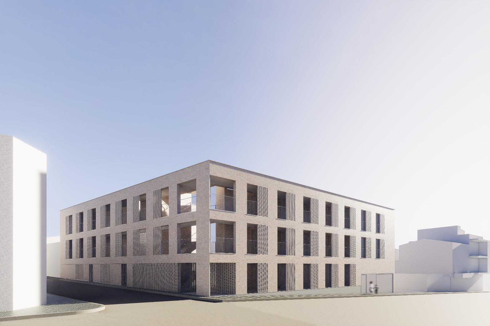 Imagen simulada del proyecto del IBAVI en Artà.