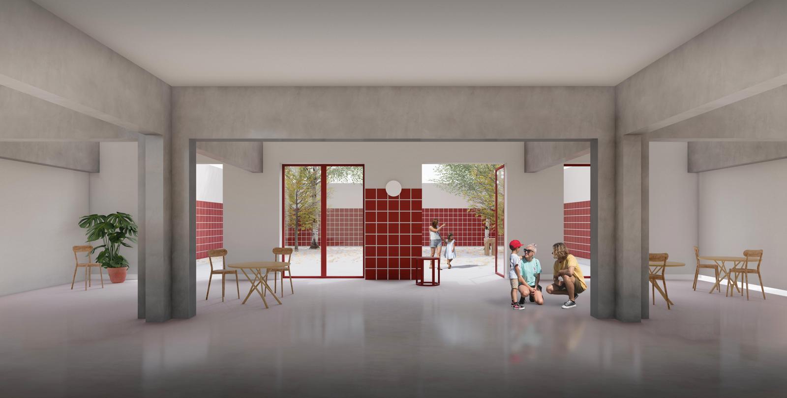 Imatge simulada de l'interior del nou Mercat Pagès.