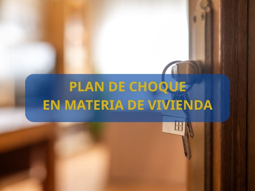 Imagen de la campaña en materia de vivienda.