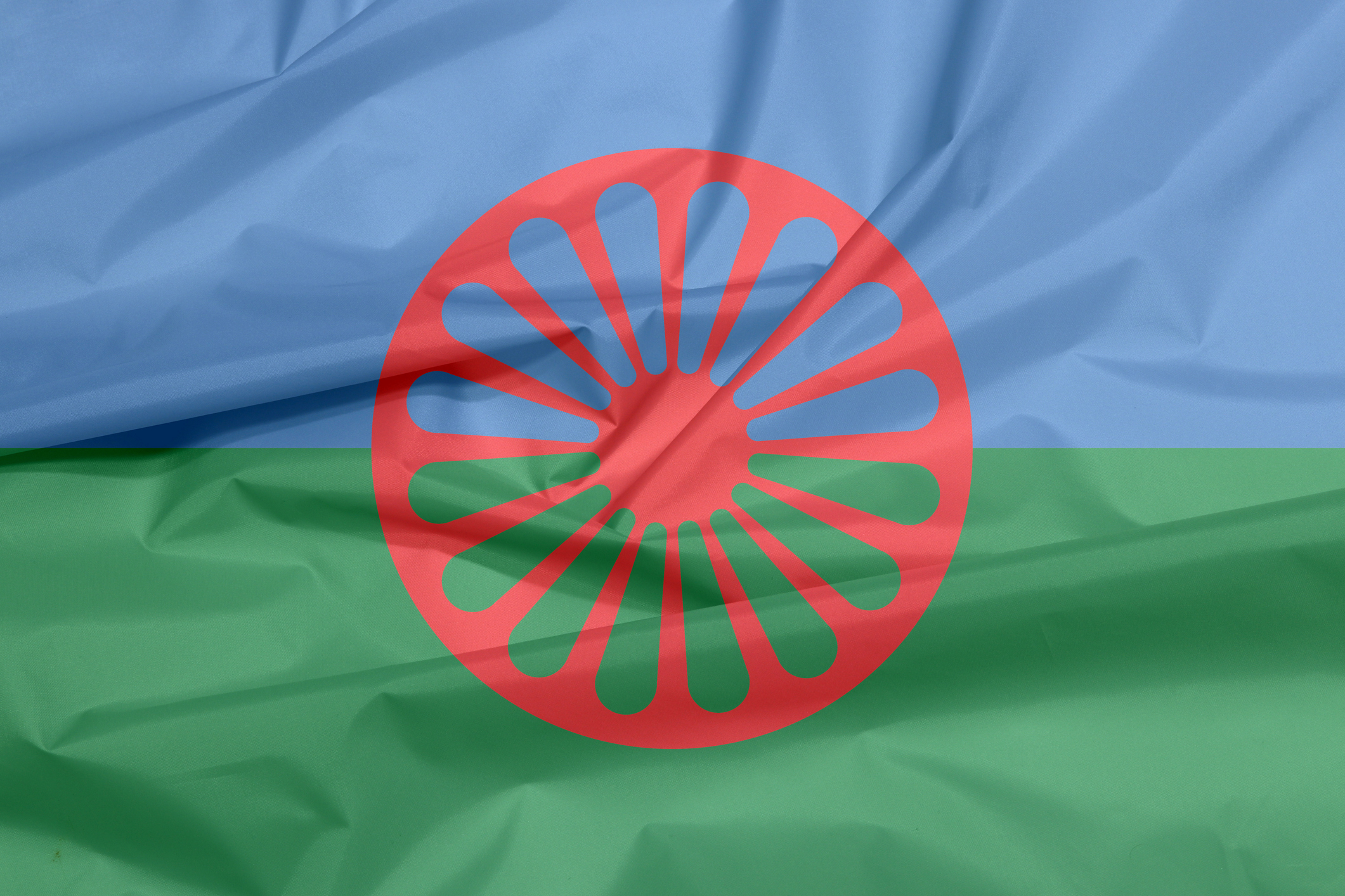 Bandera del poble gitano. 