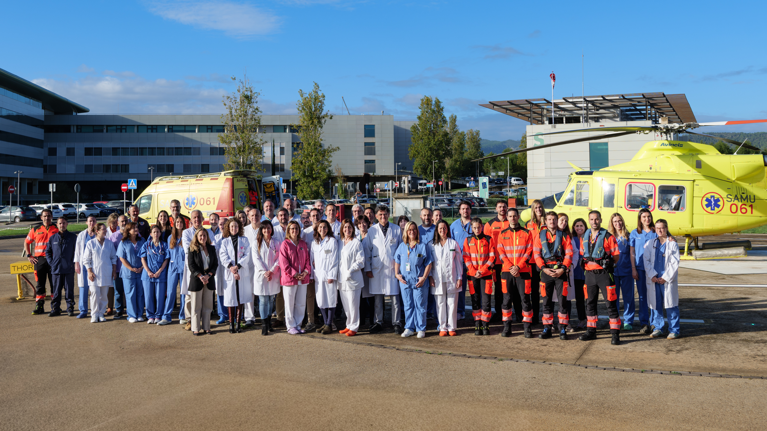 Equip de guàrdia permanent integrat per professionals de l’Hospital Universitari Son Espases i del SAMU061​