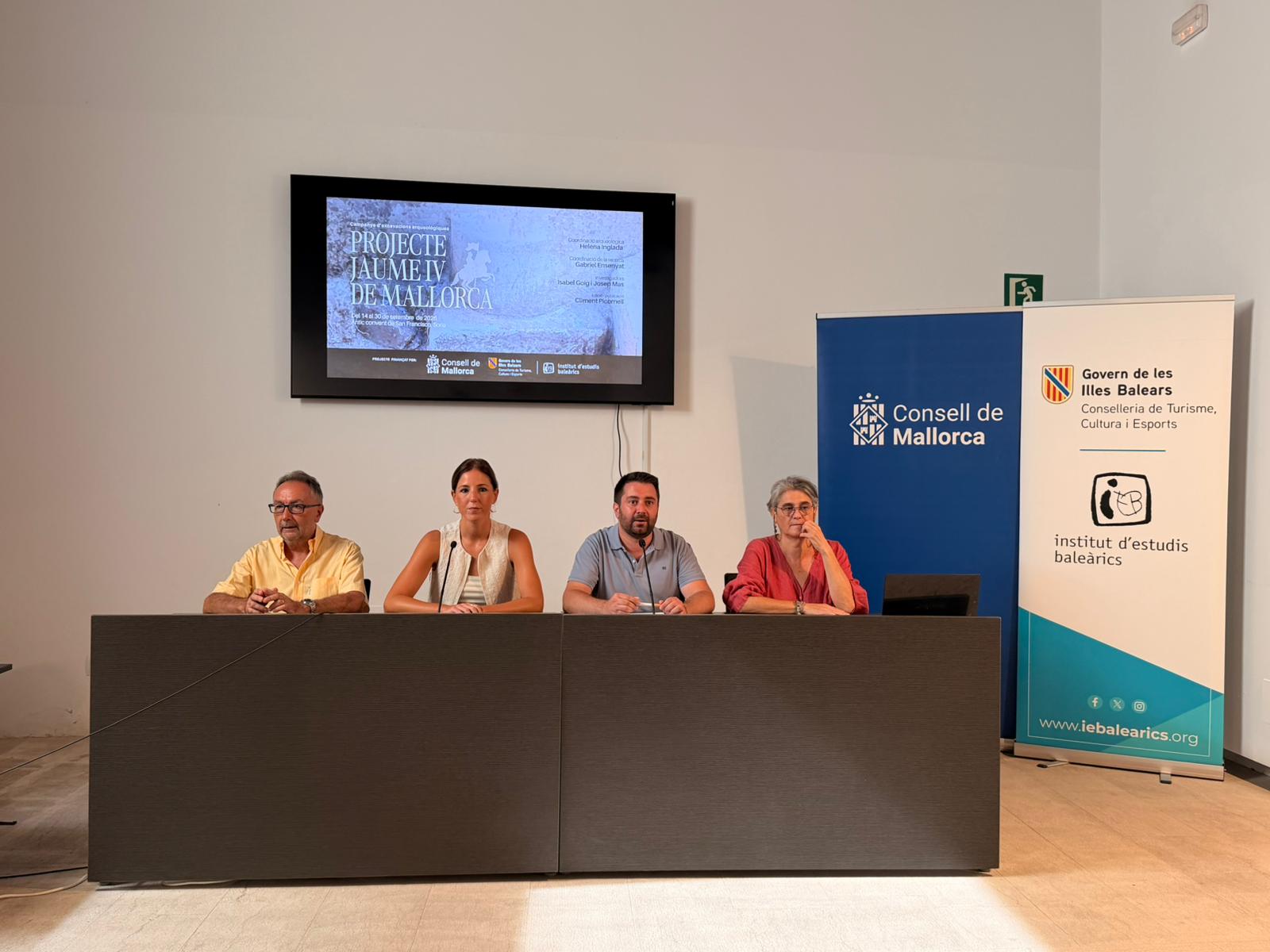 Presentació del projecte d'excavacions arqueològiques a Sòria per localitzar les restes de Jaume IV