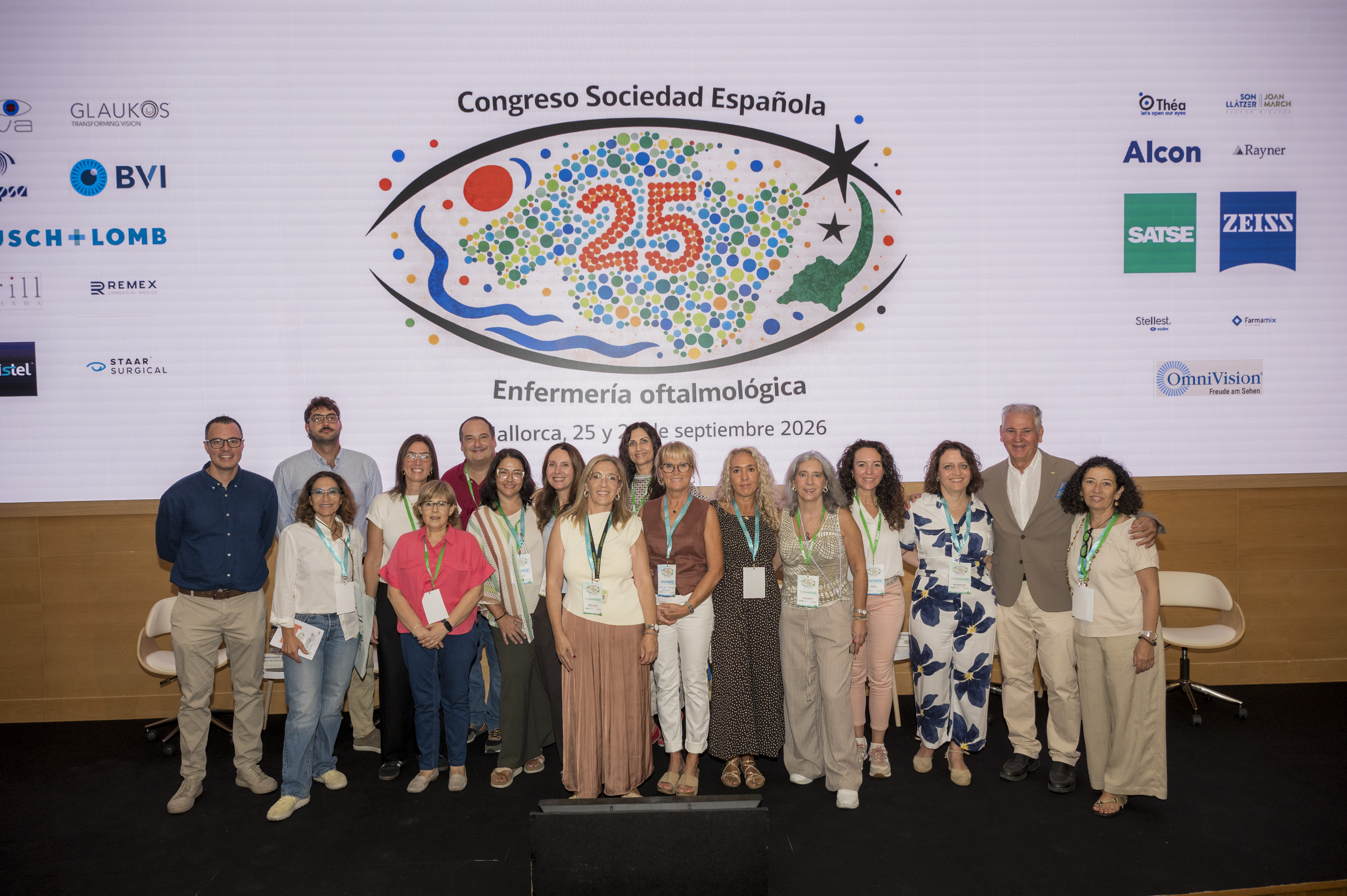 Assistents al congrés per a professionals d’infermeria oftalmològica