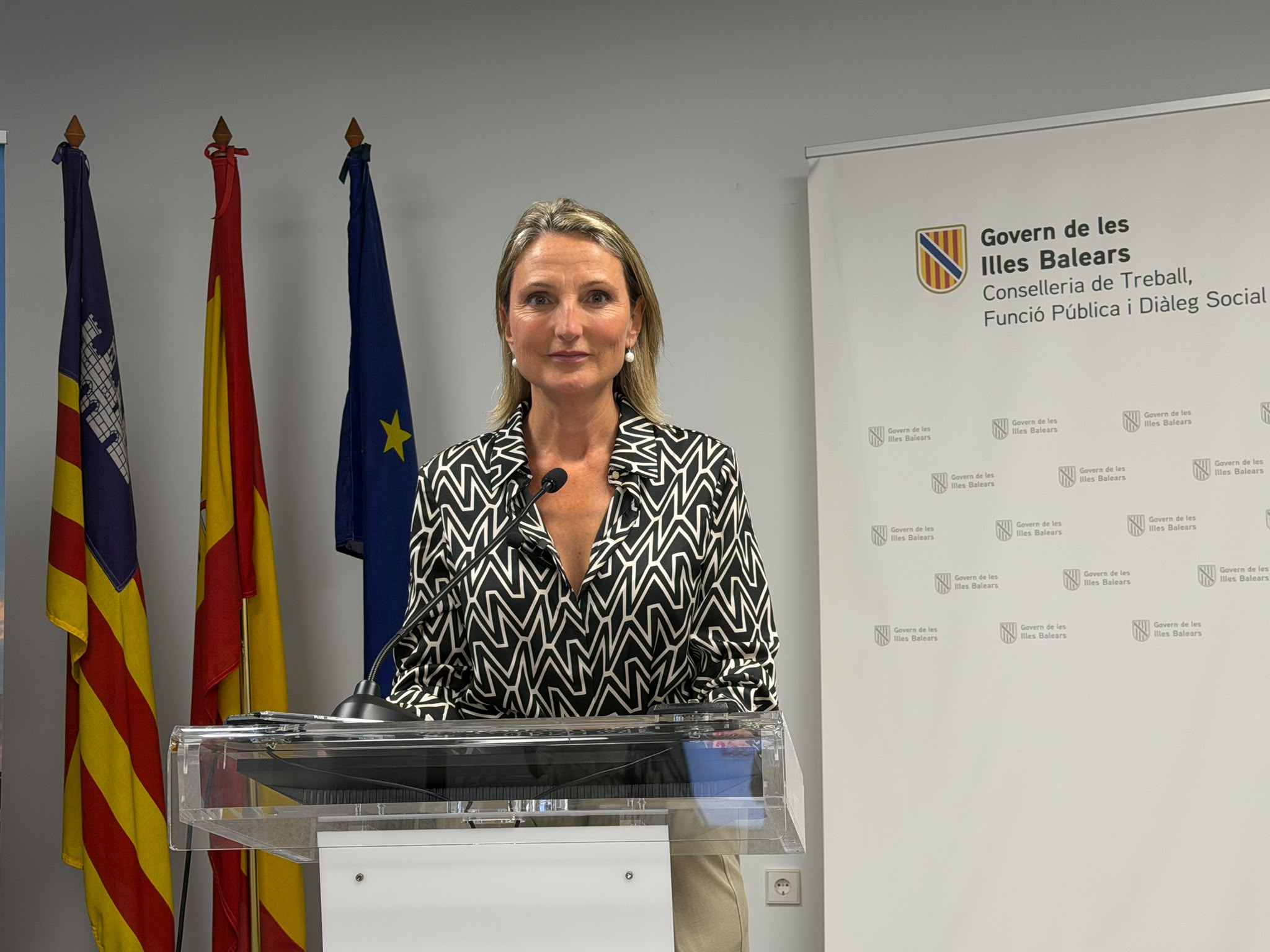 Catalina Cabrer, consellera de Treball, Funció Pública i Diàleg Social